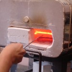 Modified kiln for scrolling