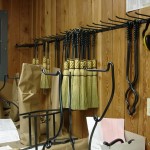 Beautifully finished fireplace tools