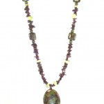 Dragon's Blood Jasper with red and green garnet chips