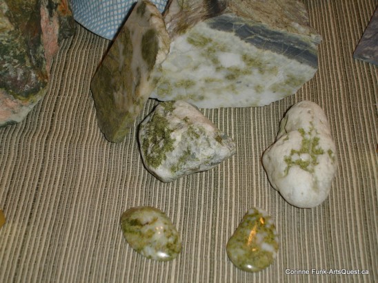 Epidote in Quartz
