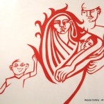 Amberlith cut for screen printing