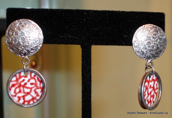 arts-quest-ayelet-stewart-enameled-earrings-red