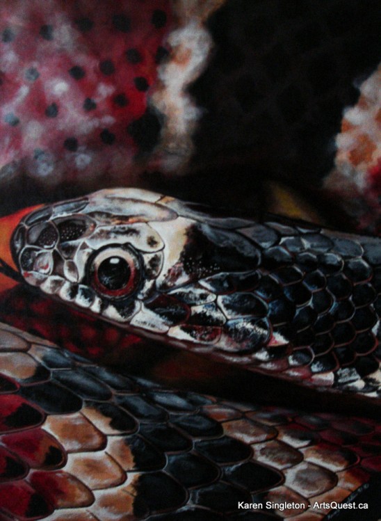 arts-quest-karen-singleton-canvas-painting-snake2