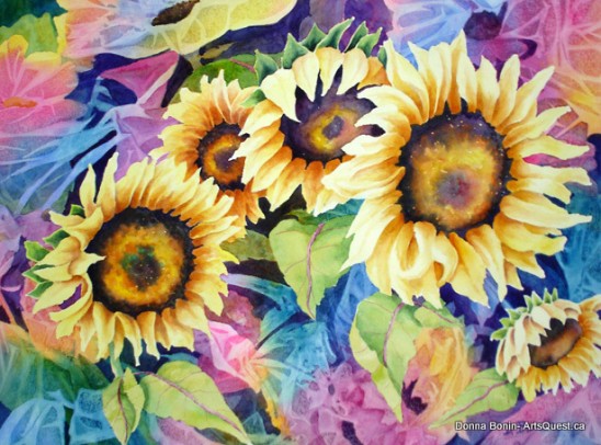 Colours Run Deep in Donna Bonin’s Paintings Colours Run Deep in Donna Bonin’s Paintings